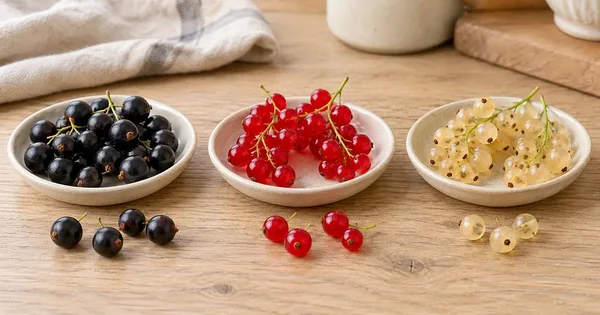 Смородина: чёрная, красная и белая на кухне