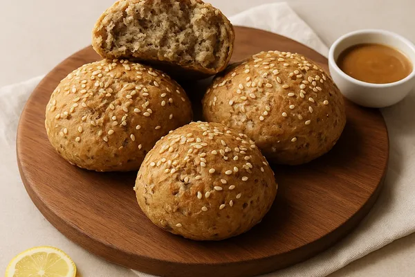 Безглютеновые булочки без дрожжей