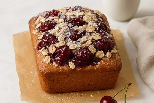 Безглютеновый кекс с вишней 