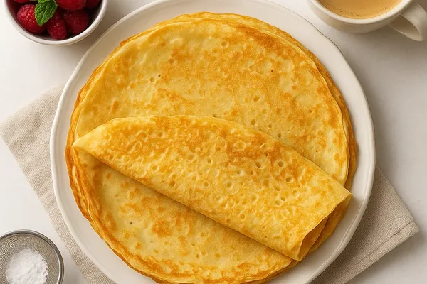 Безглютеновые блины на муке кассавы 