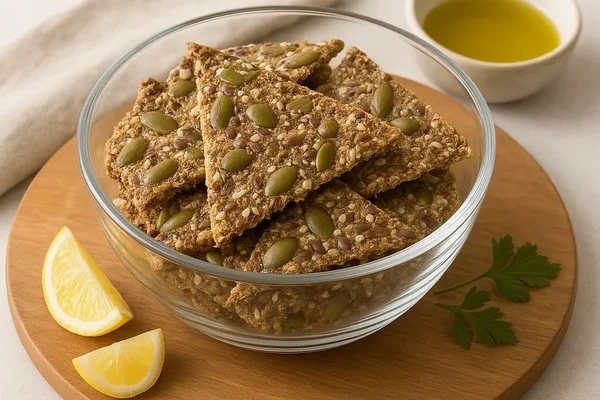 Домашние хрустящие хлебцы без муки