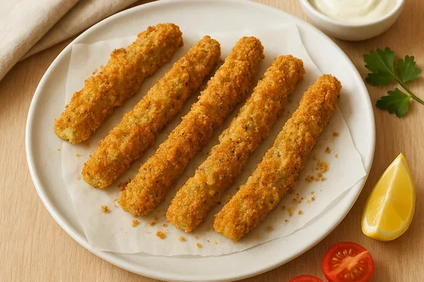 Запечённые кабачки в хрустящей панировке