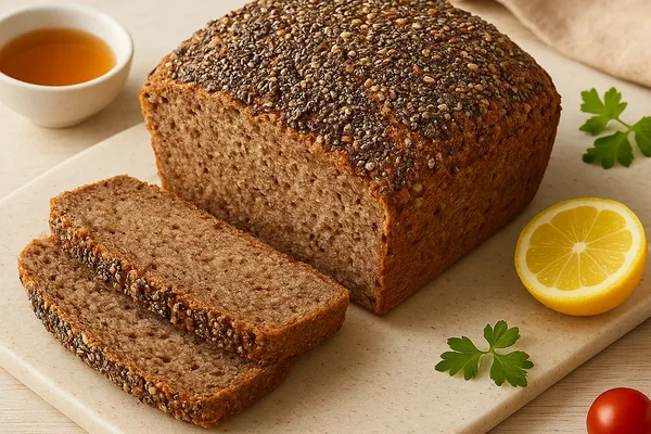 Хлеб из зелёной гречки 