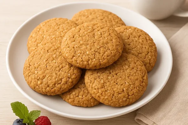 Овсяное печенье без яиц и сахара