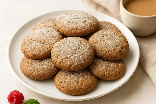 Песочное печенье на муке кассавы и зелёных бананов