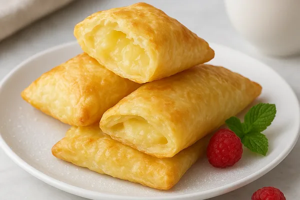 Хрустящие несладкие слойки без теста 