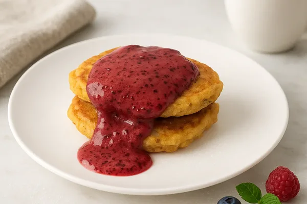 Оладушки с бананом без глютена и сахара