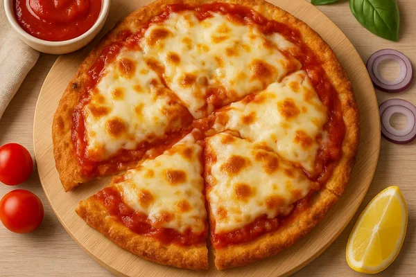 Безглютеновая пицца с томатным соусом