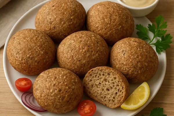 Безглютеновые булочки из зелёной гречки 