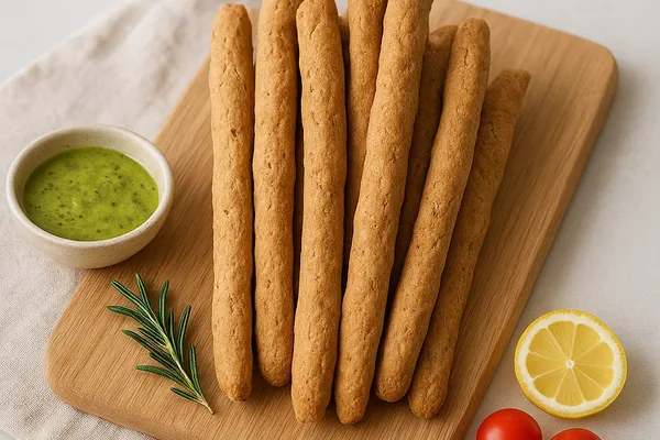 Хрустящие безглютеновые хлебные палочки