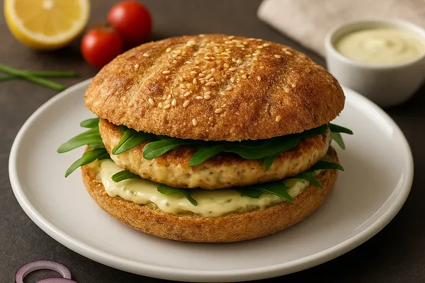 Бургерные кето-булочки из миндальной муки 