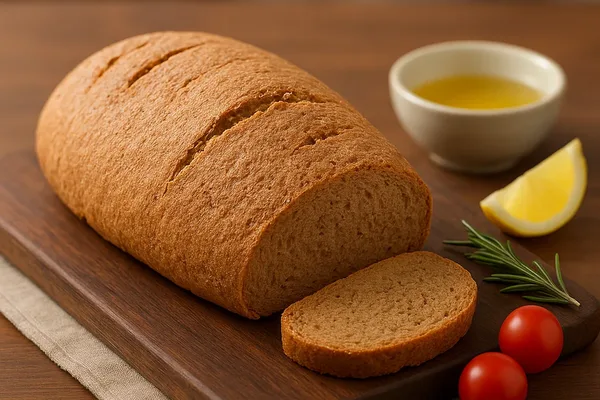 Кето-хлеб из миндальной муки с псиллиумом