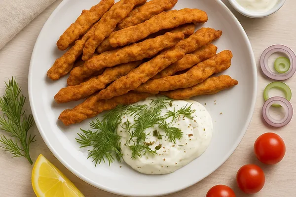 Хрустящие палочки из нута без масла