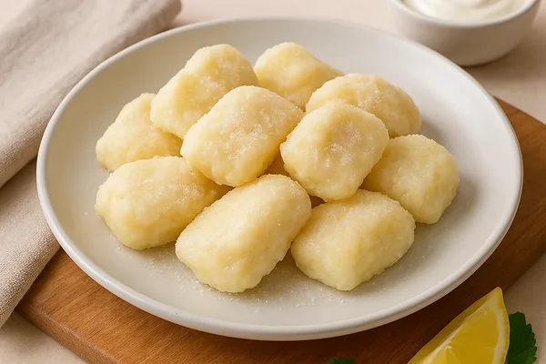 Ленивые вареники из творога без глютена