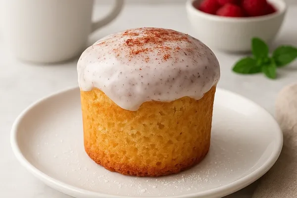 Миндальный кулич с лимонной цедрой