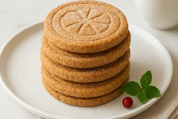 Цитрусовое песочное печенье на желтках