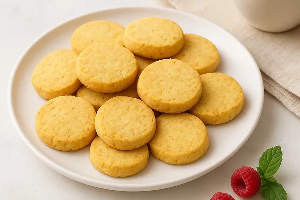 Песочное печенье без сахара из пшенной муки