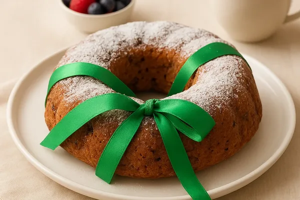 Безглютеновый творожный кекс с сухофруктами 