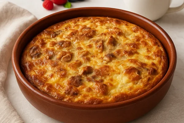 Яичная запеканка-пирог