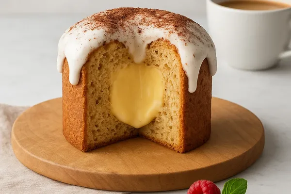 Кулич с кокосовой ноткой