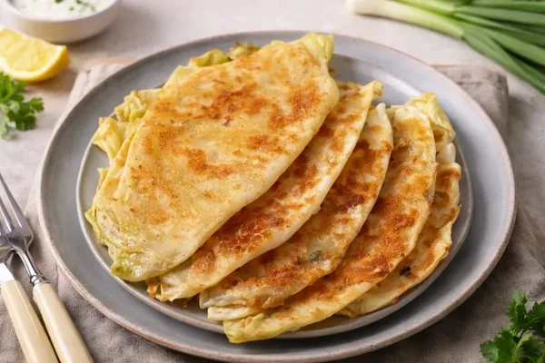 Чебуреки без муки с начинкой