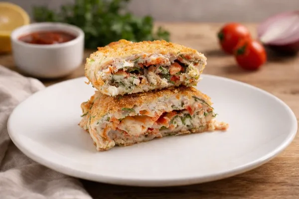 Куриные кармашки с сочной начинкой