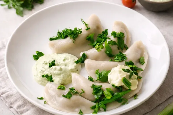 Вареники без рисовой муки и яиц
