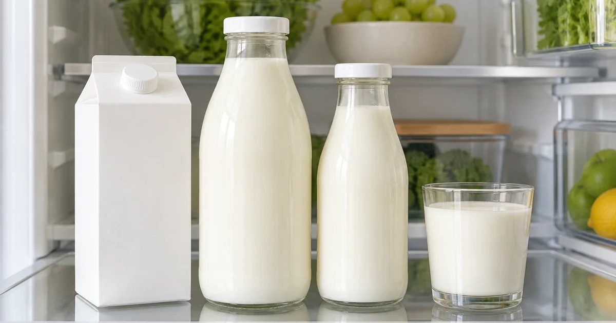 Молоко и безлактозные продукты: выбор и хранение
