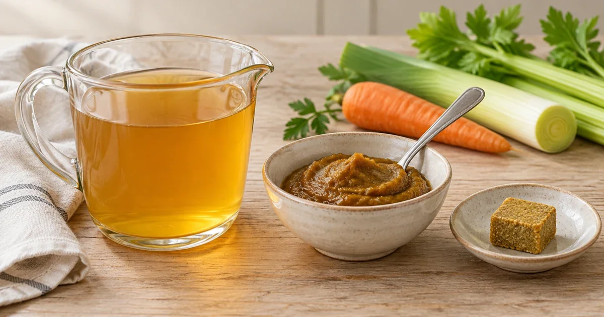 Бульоны, концентраты и кубики: вкус, соль и хранение