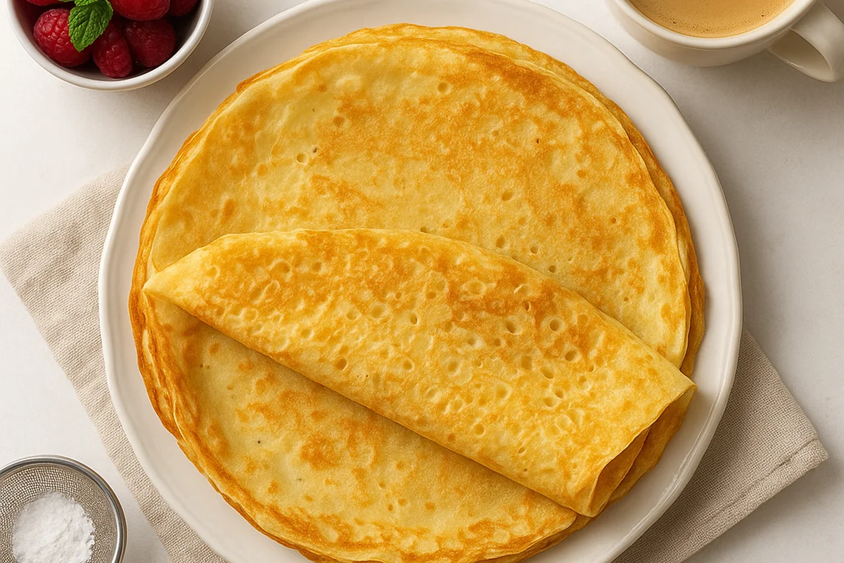 Безглютеновые блины на муке кассавы 