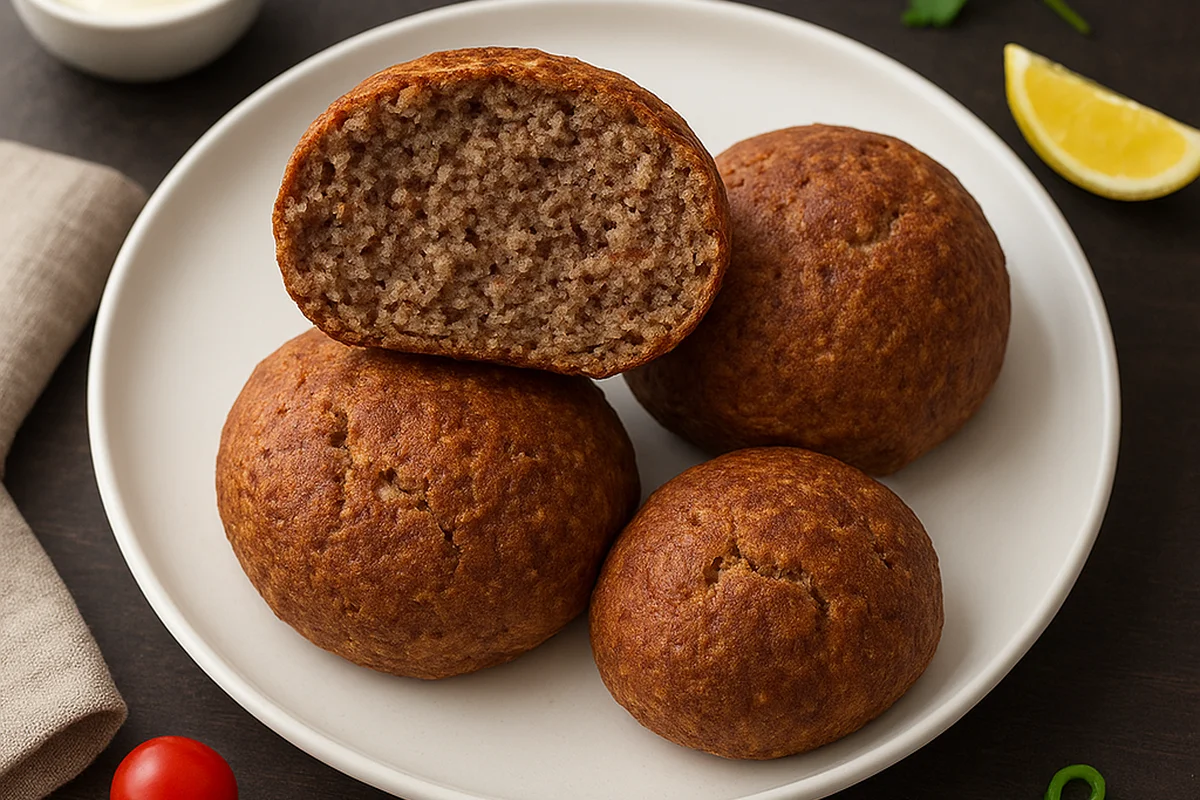 Кето-булочки из льна на кефире