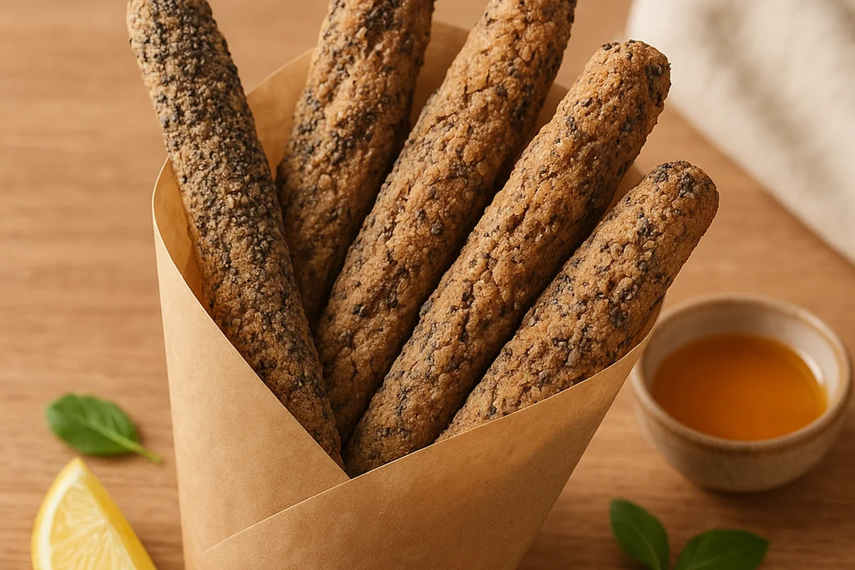 Хрустящие палочки с маком