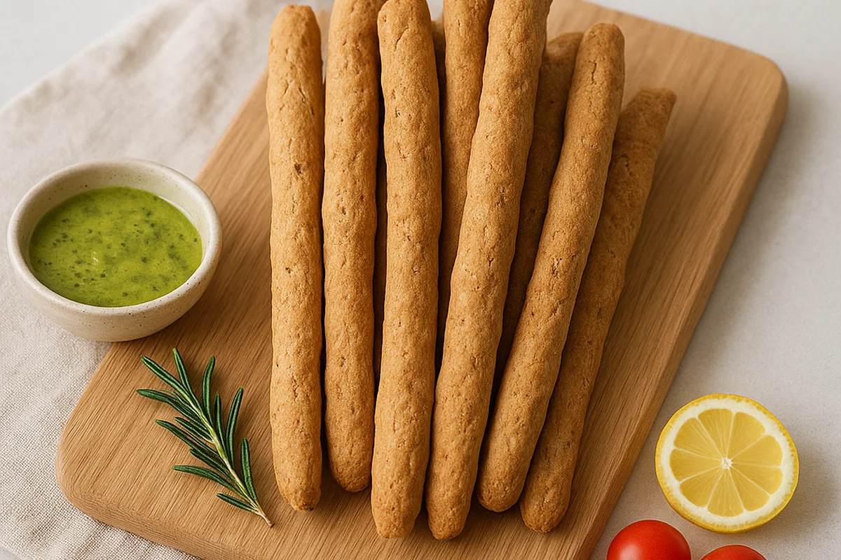 Хрустящие безглютеновые хлебные палочки