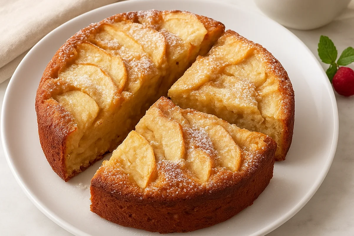 Безглютеновая шарлотка с яблоками