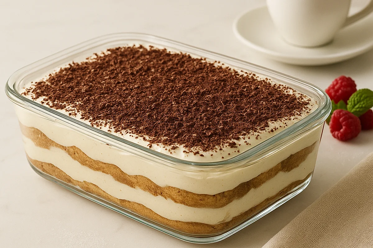 Кето-тирамису без сахара и глютена 