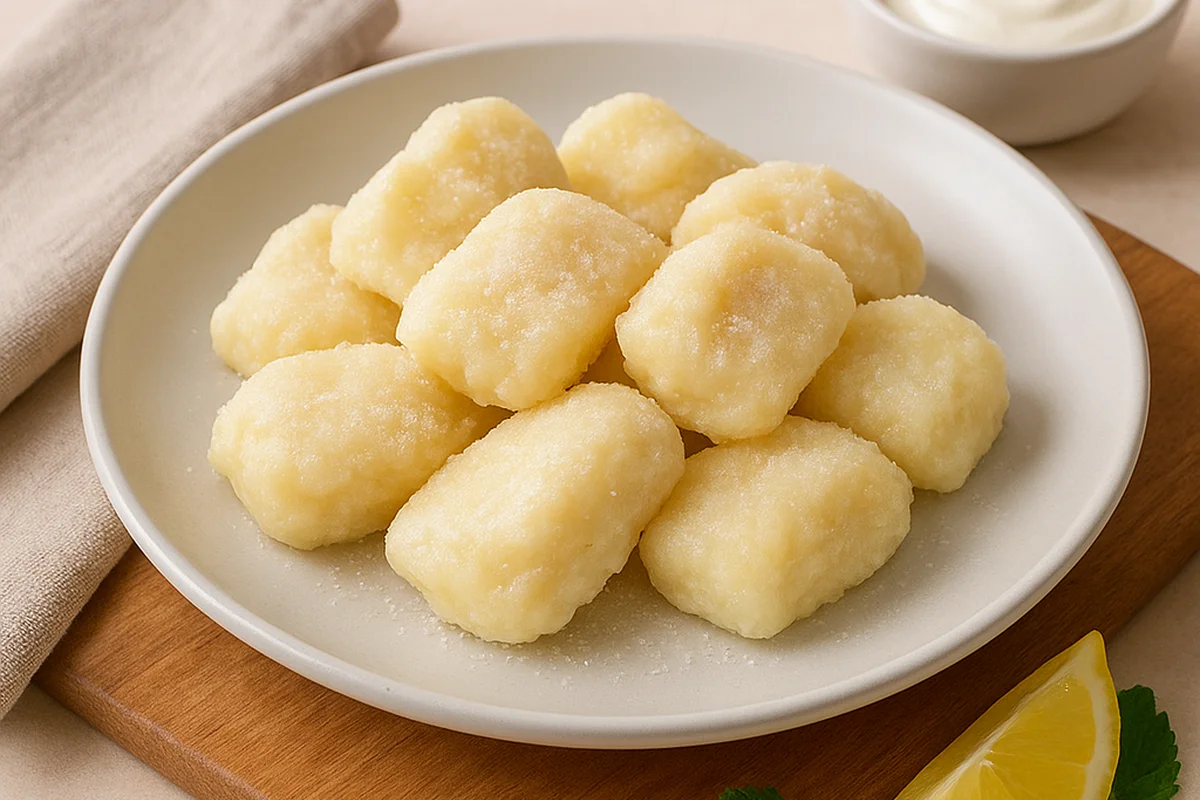 Ленивые вареники из творога без глютена