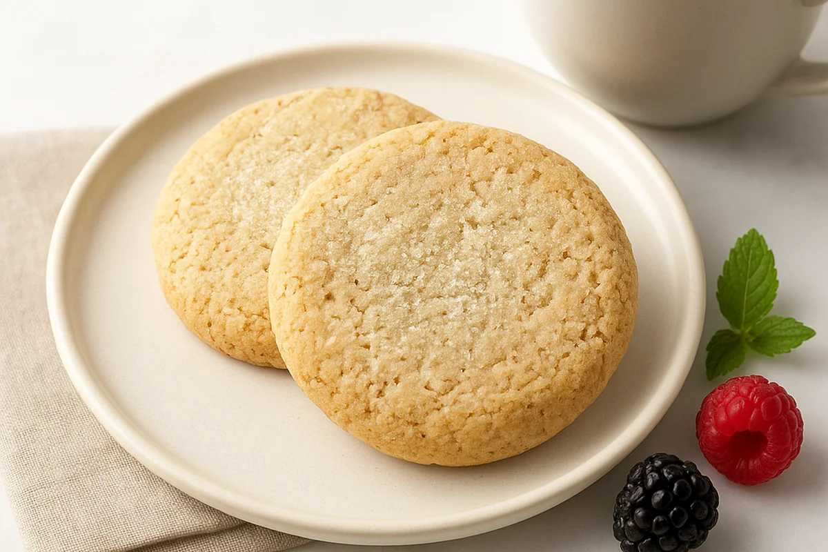 Песочное печенье без глютена на миндальной муке