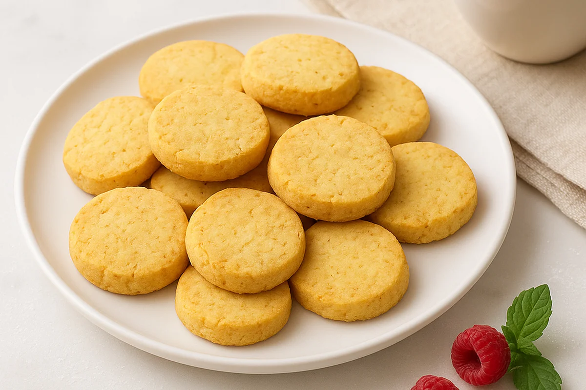 Песочное печенье без сахара из пшенной муки