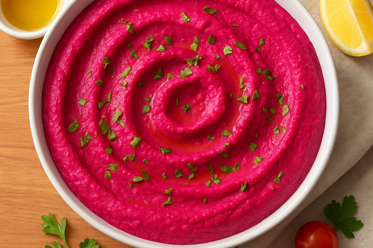 Свекольный хумус 