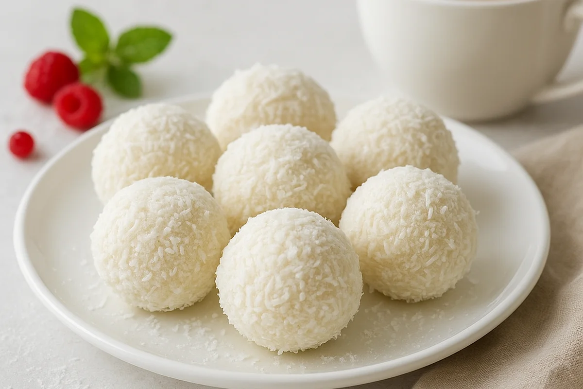 Творожные конфеты Рафаэлло