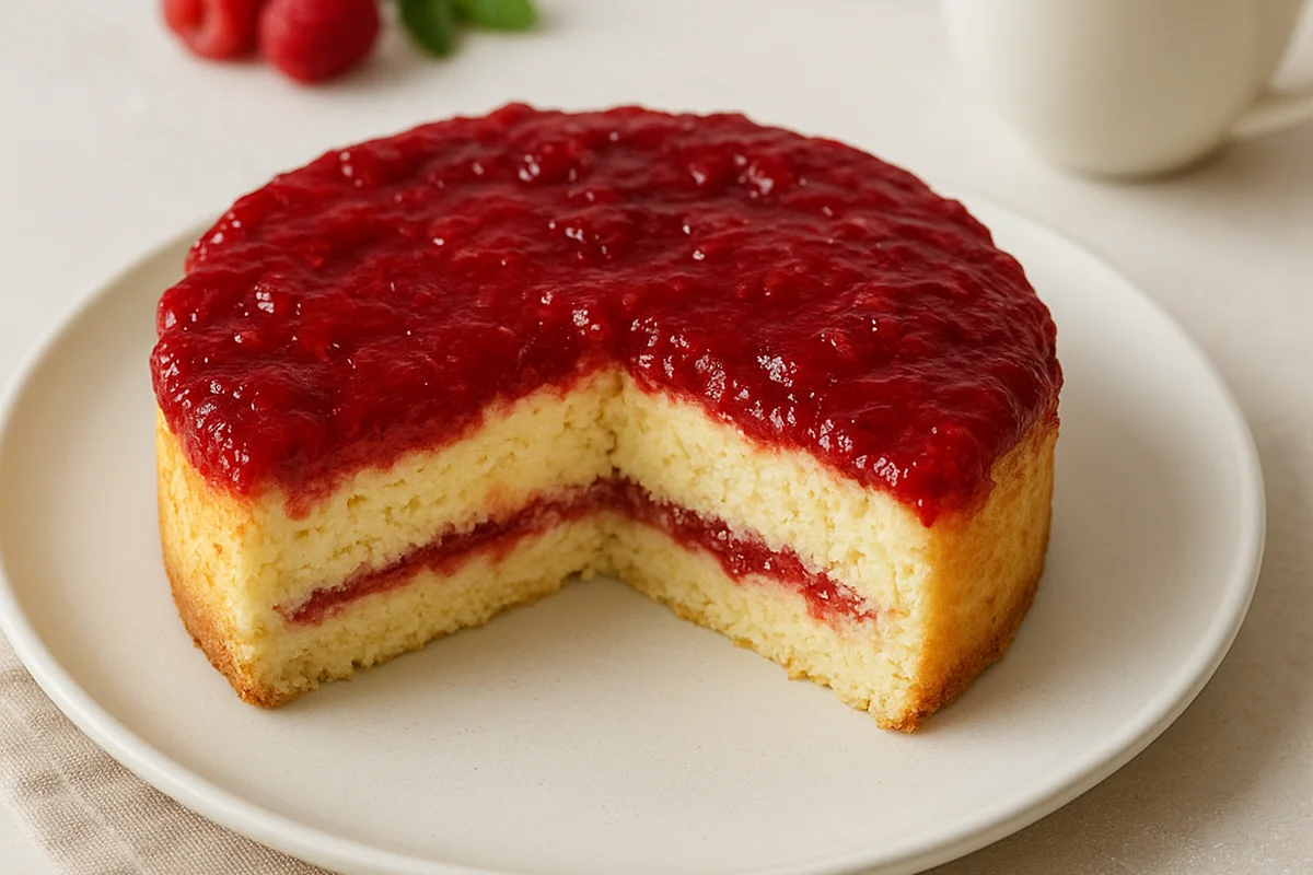 Нежнейший творожный бисквит без сахара